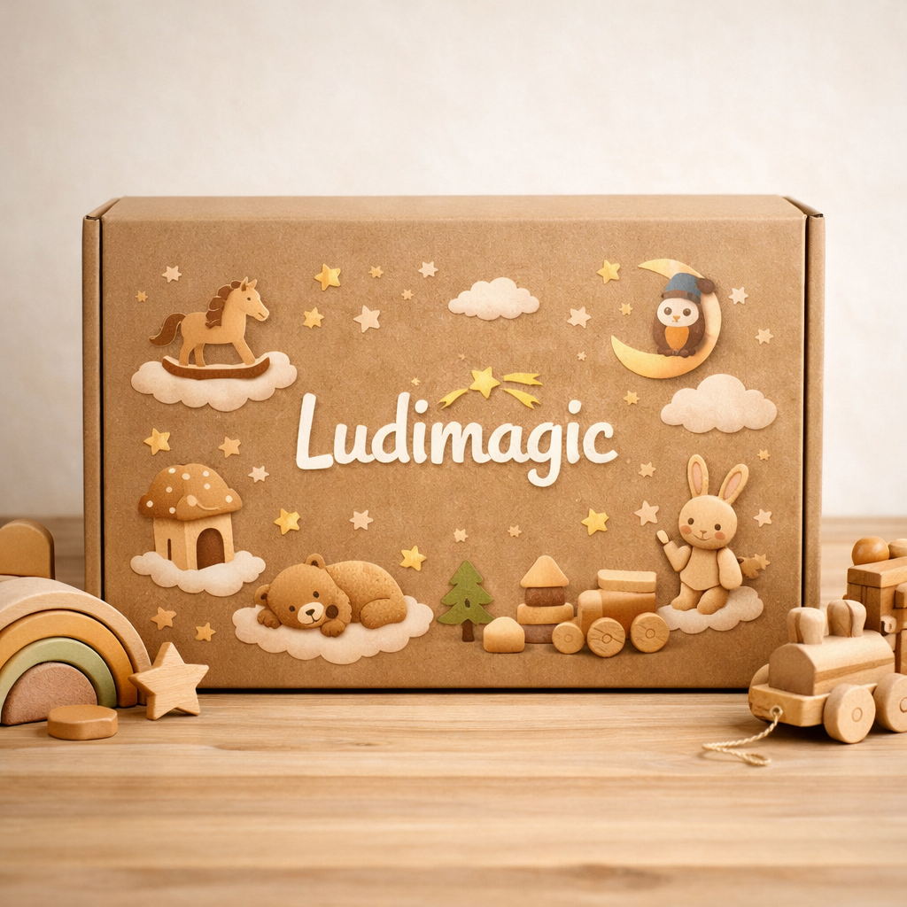 Ludimagic Box Éveil — Coffret de Jeux en Bois